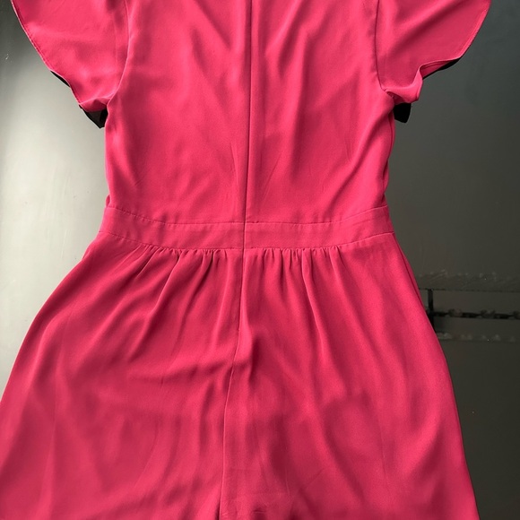 Express Pink Flutter Sleeve One Piece - Picture 2 of 5